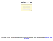 Tablet Screenshot of oneaccess.briteyellow.com
